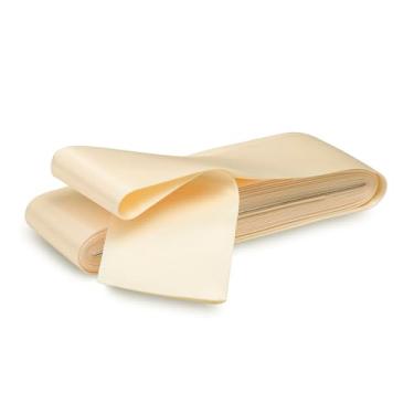 Imagem de Cobertor de cetim bege dourado de 5,8 cm x 11,5 m, fita adesiva de encadernação com dobra única, costura em cetim, acabamento liso, acabamento duplo, acabamento durável, ideal para colcha de bordas