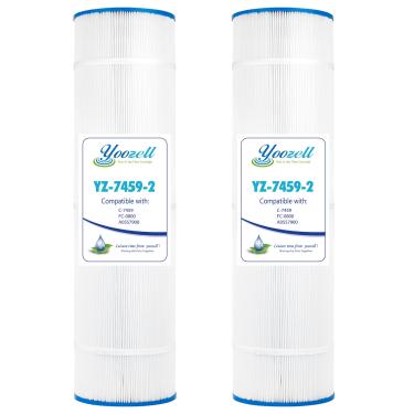 Imagem de Yoozell Filtro de piscina substitui C-7459, Filbur FC-6405, Filbur FC-0800, A0557900, R0554500, Aladdin 18504, APCC7352, cartucho de filtro de piscina de 85 m², pacote com 2