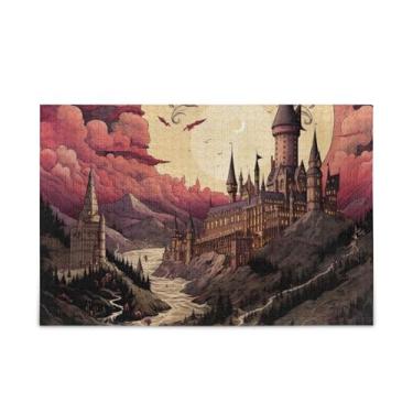 Imagem de Quebra-cabeça vintage com mapa de lenda 1000 peças de madeira e papel combinados complexos para adultos