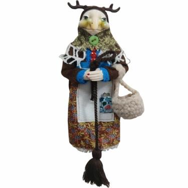 Imagem de Boneca de bruxa de cozinha feita à mão para boa sorte, enfeite de pendurar bonecas de cozinha, decoração mágica de bruxa, presente exclusivo para mães ou entusiastas da culinária, estatueta de bruxa