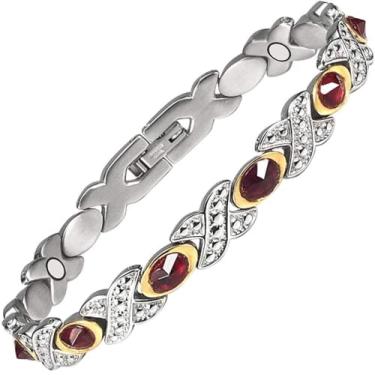 Imagem de Pulseira magnética de aço inoxidável YINOX para mulheres, Dia dos Namorados, Dia das Mães, presente para ela