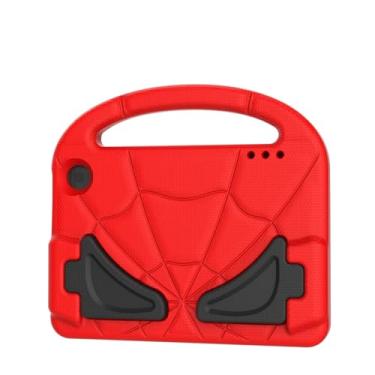 Imagem de DICEKOO Capa infantil para iPad de 7 polegadas 2022, suporte ajustável, capa leve à prova de choque para crianças - vermelha