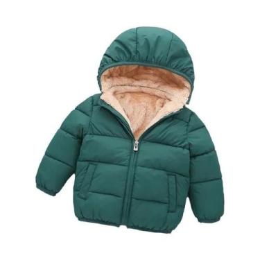 Imagem de Jaqueta De Inverno Para Meninos E Meninas Com Capuz De Desenho Animado