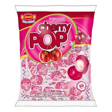 Imagem de Pirulito Cherry Pop Cereja Original Sams Pacote C/ 700gr - Sam'S