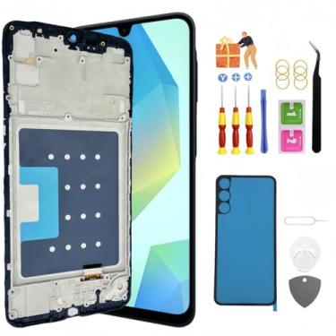 Imagem de Tela de substituição TFT Galaxy A17 5G para Samsung Galaxy A17 5G Tela LCD Pantalla Touch digitalizador A17 4G com kit de ferramentas de moldura SM-A176B/DS SEM impressão digital