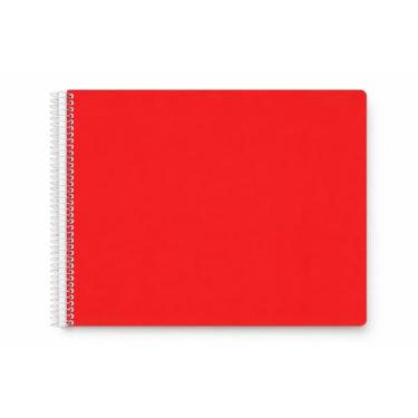 Imagem de Caderno de Cartografia e Desenho Capa Lisa - Vermelho