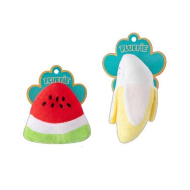 Imagem de Brinquedo De Pet Cachorro Gato De Pelúcia 2 Unidades