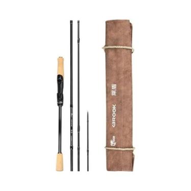 Imagem de Vara De Pesca Ultraleve 74g 4+1 Seções Ação MF Com Passadores Fuji Par