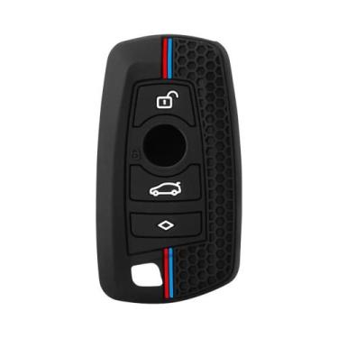 Imagem de Capa De Silicone Para Chave De Carro BMW Para Séries 1 2 3 4 5 6 7 M, 