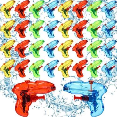 Imagem de Pistola de água Leyndo, pacote com 32, mini pistola de água para crian