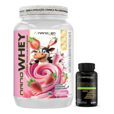 Imagem de Kit Performance Nanogen Whey Protein Testo 950 - Nanogen Biotcenology,