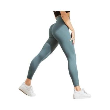 Imagem de Leggings Femininas De Cintura Alta Com Alta Elasticidade E Efeito Leva