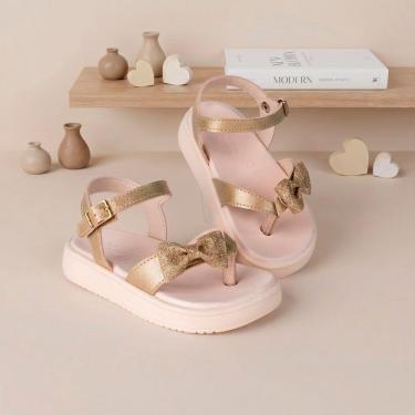 Imagem de Sandália Kidy Mini Flat Form Ouro