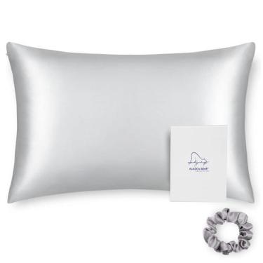 Imagem de Fronha ALASKA BEAR 100% seda de amora pura para rainha