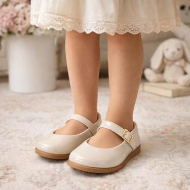 Imagem de Sapatilha Infantil Boneca com Fivela Confortável Casual Festa Escola M