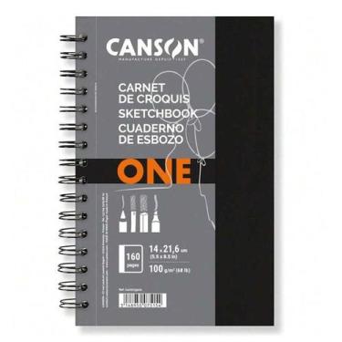 Imagem de Caderno Sketchbook Espiral One 80 Folhas - Canson - Tendtudo