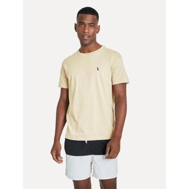 Imagem de Camiseta Reserva Masculina Slim Jeans Patch Areia-Masculino