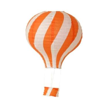 Imagem de Lanternas De Papel Em Forma De Balão De Ar Quente DIY De 12 Polegadas 