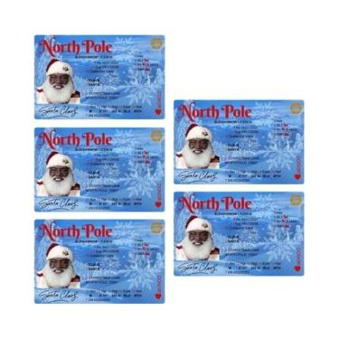 Imagem de Decoração De Natal Para Crianças Licença De Piloto Do Papai Noel 1-10 