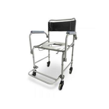 Imagem de Cadeira de banho D40 AÇO (carga 100kg) Dellamed, Largura assento 44cm,