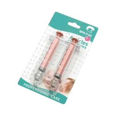 Imagem de Aspirador Nasal Para Bebês 10ml Com Pontas De Sucção De Silicone, Irri