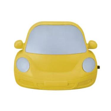 Imagem de Abajur De Tomada Infantil Luz Noturna Led Carro Amarelo - Zein