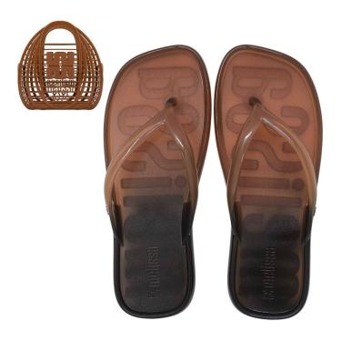 Imagem de Chinelo Feminino de Dedo Bolsa Estilo Leve Beachwear Melissa