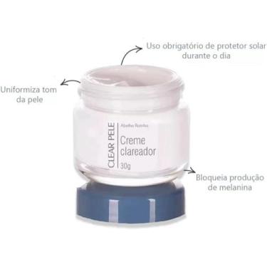 Imagem de Creme Clear Pele Clareador Noturno  30g melasma e tons irregulares pel