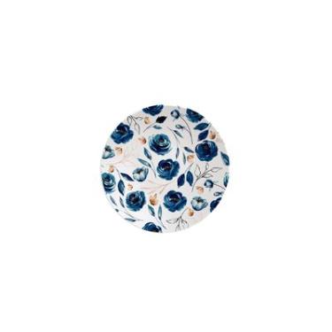Imagem de Prato de Sobremesa Porcelana 21cm Tramontina Ana Flor Resistente