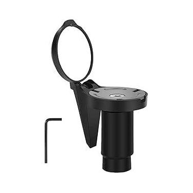 Imagem de Espelho retrovisor do guidão de bicicleta, rotação de 360 graus, preto
