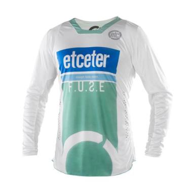 Imagem de Camisa Motocross Infantil Etceter Fuse, Branco, Verde, 6