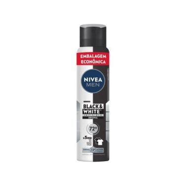 Imagem de Desodorante Aerosol Masculino Invisible Black & White 48h Nivea 200ml,