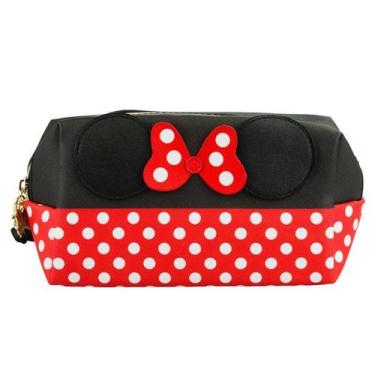 Imagem de Necessaire retangular minnie assinatura 11x10x20cm - disney