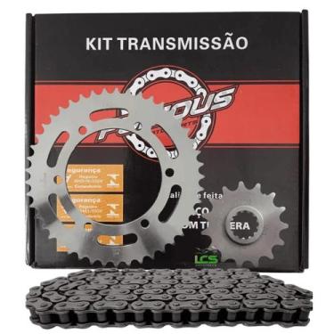 Imagem de Kit relacao completo yamaha xt 660 (520h x 110l / 45t / 15t) - IMPORTA