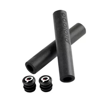 Imagem de Manopla Mastery Silicone com Tampa 130mm Preto Par de Punho