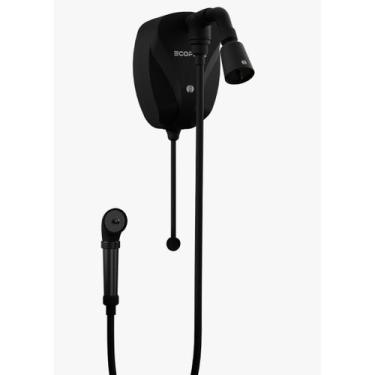 Imagem de Ducha kdt ecoplus preto fosco com desviador 7.500w 220v, Preto Fosco