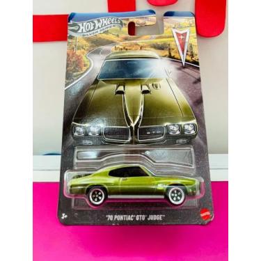 Imagem de Carrinho Hot Wheels Silver series - 70 Pontiac GTO judge, 500g