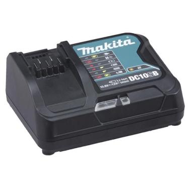 Imagem de Carregador de Bateria Makita 12 v DC 10-SB   197362-6 tipo slide 