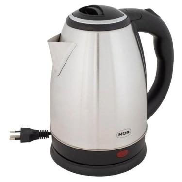 Imagem de Chaleira Elétrica Mor 1,9L em Inox - 127V - 007727, 110V