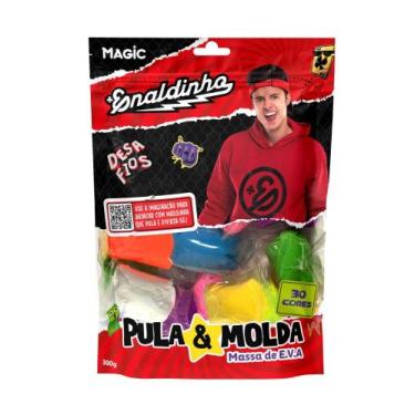 Imagem de Massa pula e molda 30 cores sortidas - 300g - Enaldinho