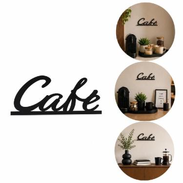Imagem de Placa Decorativa Cafe Cantinho do Cafe Parede Vintage Mdf 20x7cm para Cozinha Escritorio Area Gourmet