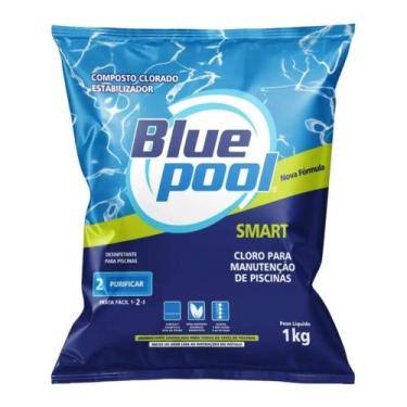 Imagem de Cloro Smart Bluepool Saco 1kg Limpeza De Piscinas Granulado Fluidra