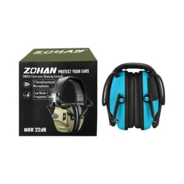 Imagem de Protetores Auriculares Eletrônicos ZOHAN Para Caça, Redução De Ruído, 