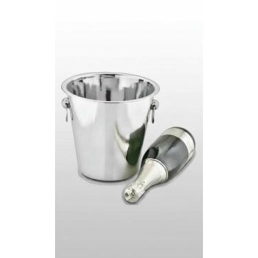 Imagem de Balde Gelo Inox 4,5l Garrafas Champanhe Vinho - Congratulations Store