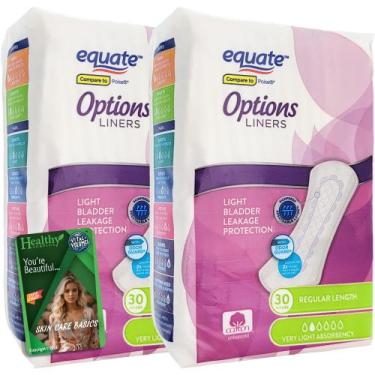 Imagem de Healthy Surplus Equate Options Protetores diários 60 unidades vazament