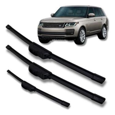 Imagem de Kit 3 Palhetas Limpador Range Rover Vogue 2017 2023 Preto Preto - nota