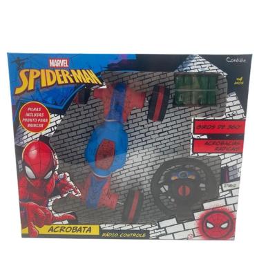 Imagem de Carrinho de Controle Remoto 58051 Homem-Aranha com Controle Remoto Candide