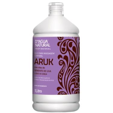Imagem de Óleo Massagem Corporal Semente  Uva Cereja 1Lt Dagua Natural