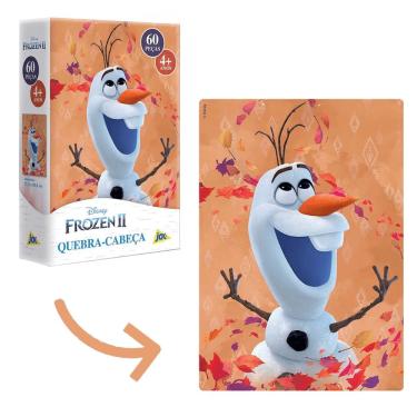 Imagem de Puzzle Quebra-cabeça Frozen 2 Olaf 60 Peças Disney Toyster