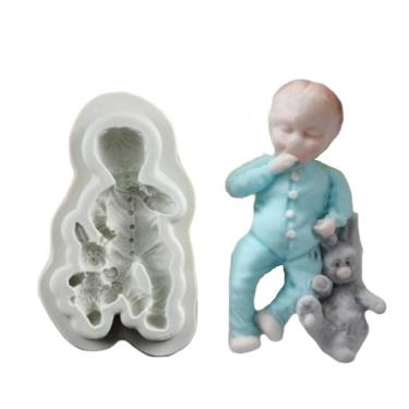 Imagem de Molde De Silicone Bebê Menino